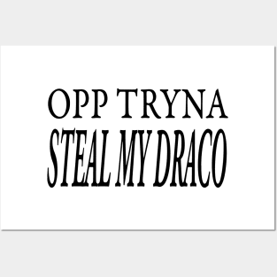 OPP TRYNA STEAL MY DRACO Posters and Art